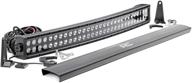 🔦 rough country 30" black series dual row curved cree led light bar - 72930bl: illuminate your path with precision and style! logo