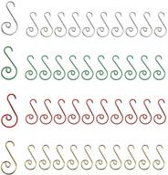 🎄 120-предметный металлический крючок для украшения ёлки - валдд вешалки для рождественских украшений. логотип