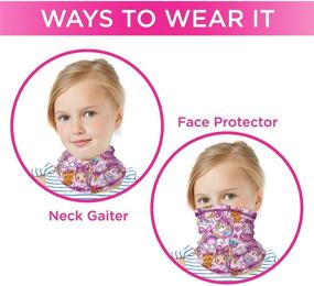 img 3 attached to 🌈 Nickelodeon Girls Jojo Gaiter Face Cover for Enhanced Protection - Trendy Accessories