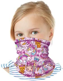 img 4 attached to 🌈 Nickelodeon Girls Jojo Gaiter Face Cover for Enhanced Protection - Trendy Accessories