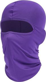 img 4 attached to Fuinloth Balaclava Face Mask: Ultimate Summer Cooling Neck Gaiter and UV Protector for Men/Women