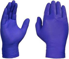 img 2 attached to 🧤 High-Quality AMMEX Indigo Nitrile Exam Gloves: 3 Mil Thickness, Powder-Free, Textured & Disposable Solution