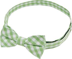 img 1 attached to Jacob Alexander Boys Gingham Bow Boys' Accessories for Bow Ties