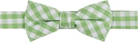 img 2 attached to Jacob Alexander Boys Gingham Bow Boys' Accessories for Bow Ties