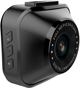 img 1 attached to 📸 Orbit 122 Dash Cam with 1080P Resolution, G-Sensor, and 2 Blindspot Mirrors – Enhanced Road Safety Solution