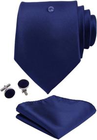 img 2 attached to 👔 GUSLESON Wedding Necktie Cufflinks 0785 03: Elevate Your Style with Men's Accessories!