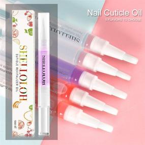 img 3 attached to 💅 Shelloloh Cuticle Oil Pen Set: 12 Pcs 5ML Portable Nail Moisturizing and Revitalizing Treatment with Vitamin E - Nail Strengthener & Care Kit