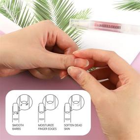 img 2 attached to 💅 Shelloloh Cuticle Oil Pen Set: 12 Pcs 5ML Portable Nail Moisturizing and Revitalizing Treatment with Vitamin E - Nail Strengthener & Care Kit
