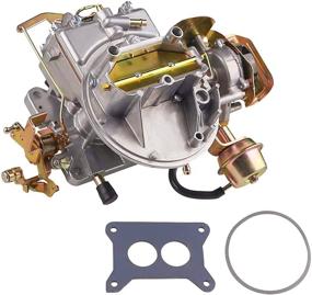 img 4 attached to 🔧 GELUOXI 2-Barrel Carburetor Carb 2100 2150: Compatible with 1964-1982 Fo-rd F100 F250 F350 Mustang Mercury 289 302 351 Cu Engine, Je-ep Wagoneer 1964-1978 with 360 Cu Engine (Electric Choke)