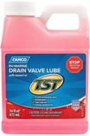 camco 40246 tst drain valve lube with coco oil - 16 oz: enhanced lubrication for efficient drain valve performance logo