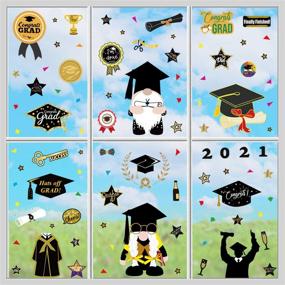 img 4 attached to CAVLA Graduation Stickers Decorations Supplies