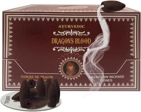 img 3 attached to Dramatic Dragon's Blood Backflow Incense Cones Bundle: Aromatic Incense for Waterfall & Mat – Inciensos Aromaticos, Incienso, Inciense