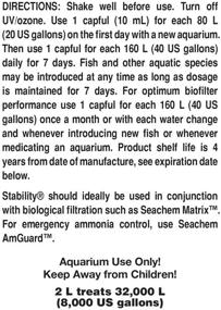 img 3 attached to Seachem Stability Fish Tank Stabilizer: Optimal Stability for Freshwater and Marine Aquariums - 2L / 67.6 oz