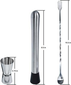 img 3 attached to GUGELIVES Muddler: A Professional Stainless Steel Bartender Essential