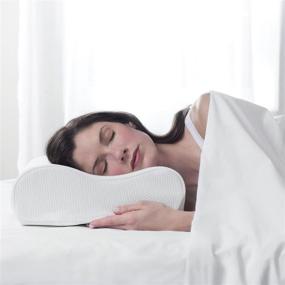 img 1 attached to 🛏️ Классическая кровать SensorPEDIC с памятью из пены в упаковке из 2 контурных подушек, набор из 2 штук, белый