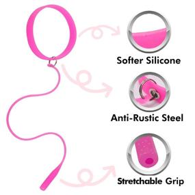 img 3 attached to 🔰 SIVOTE | Lash Tweezers Holder Protector, Silicone Wristband - Pink | Delighter for Tweezers & Lash Extensions