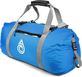 img 4 attached to 🎒 Aqua Quest Slipstream Duffel Bag: 100% Waterproof, Lightweight, Durable - Perfect for Sport, Travel, Boating - 50L, Blue/Black/Orange