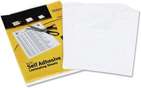 img 1 attached to Avery 73603 Clear Self-Adhesive Laminating Sheets, 3 mil Thickness, 9 x 12 Inches, Pack of 10