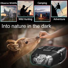 img 1 attached to 🔍 Enhance Your Night Vision with HEXEUM Night Vision Goggles - Capture Photos and Videos with Built-in Digital Infrared Technology and 32GB Memory Card