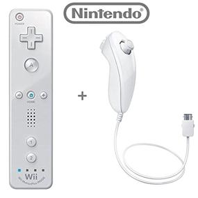 img 1 attached to 🕹️ Nintendo Wii/Wii U Remote Plus Controller and Nunchuk Nunchuck Combo Bundle Set - Official White Edition (Bulk Packaging)
