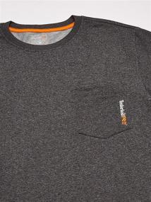 img 3 attached to 👕 Top-Quality Timberland PRO Blended Long Sleeve Charcoal - Ultimate Performance and Comfort