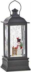 img 1 attached to 🌟 8.75 Inch Musical Lighted Water Lantern - Frosty's Tree Farm