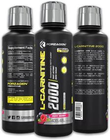 img 2 attached to 🍇 Forzagen L-Carnitine 2000: Powerful Liquid L-Carnitine with Vitamin B6, Acetyl L-Carnitine, L-Tartrate – 30 Servings (Very Berry)