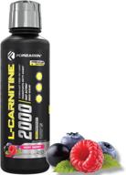 🍇 forzagen l-carnitine 2000: powerful liquid l-carnitine with vitamin b6, acetyl l-carnitine, l-tartrate – 30 servings (very berry) logo