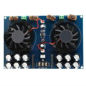 img 4 attached to 🔊 High Power Dual Channel TDA8954TH Amplifier Board - 2x420W Digital Audio Power Subwoofer Stereo Amp with Cooling Fan