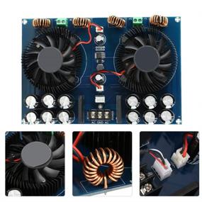 img 1 attached to 🔊 High Power Dual Channel TDA8954TH Amplifier Board - 2x420W Digital Audio Power Subwoofer Stereo Amp with Cooling Fan