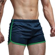 🏃 aimpact men's breathing athletic gym mesh shorts - ideal running apparel for men logo