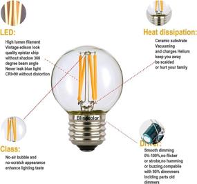 img 2 attached to Blingcolor Dimmable Filament Dressing Equivalent: Enhancing Ambience with Just the Right Amount of Light