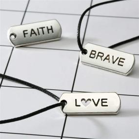 img 1 attached to Pendants Motivational Necklaces Accessories Bracelets Beading & Jewelry Making