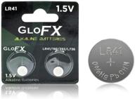 high-performance thermometer battery lr41 l736 gp192 392 ag3 sr41 192 – 2 pack by glofx - long-lasting 1.5 v coin button cell battery for thermometers logo