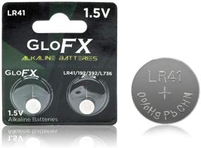 img 4 attached to High-performance Thermometer Battery LR41 L736 GP192 392 AG3 SR41 192 – 2 Pack by GloFX - Long-lasting 1.5 V Coin Button Cell Battery for Thermometers