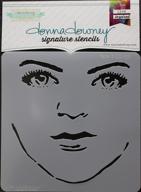 🎨 discover the artistry of donna downey stencils dd-135 signature stencils 8.5"x8.5" - face it! logo