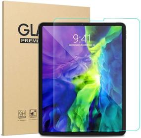 img 4 attached to 🔒 Premium Glass Screen Protector for iPad Pro 11 inch & iPad Air 4 - High Definition, Scratch Resistant, Bubble-Free, Pencil Compatible - The Tempered Glass Screen Protector