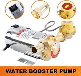 img 2 attached to Enhance Water Pressure with TryE 110V 90W Automatic Water Pressure Booster Pump for Home Water Boosting - 60HZ 87PSI