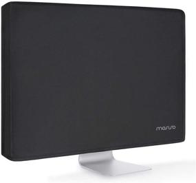 img 4 attached to MOSISO Monitor Dust Cover: Protect Your 22-25 inch LCD/LED/HD Panel with Anti-Static Dustproof Sleeve for iMac, PC, and TV - Black