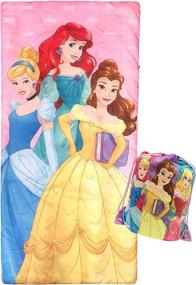 img 4 attached to 👸 Jay Franco Disney Princess Trip Slumber Sack - Cozy & Warm Kids Lightweight Slumber Bag/Sleeping Bag - Featuring Ariel, Belle, and Cinderella: An Official Disney Product