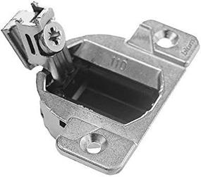 img 2 attached to Blum 33.3600x4S 33.3600 Compact 33 Face Frame Hinge - Pack of 4, Zinc Die-Cast, Nickel Finish