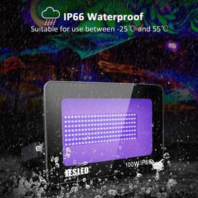 img 3 attached to JESLED Waterproof Blacklight Fluorescent Atmosphere