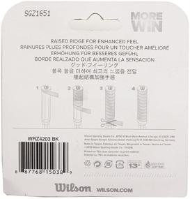 img 2 attached to 🎾 Enhance Your Tennis Game with Wilson Classic Contour Replacement Tennis Racquet Grip in Black