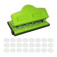 enhance your binding experience with the enjoy myself mushroom shape discbound hole punch set - green logo