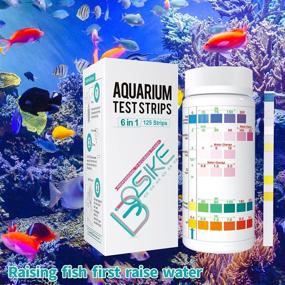 img 2 attached to 🐠 BOSIKE Aquarium Test Strips 6 in 1: Accurate Water Testing Kit for Freshwater, Fish Tank, and Fish Pond - Nitrate, Nitrite, Cl2, Carbonate, pH, and Total Hardness Testing with Ammonia Strips