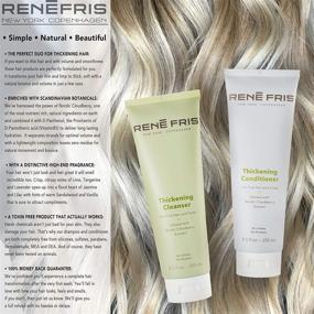 img 1 attached to 🧴 RENEFRIS Hair Thickening Shampoo and Conditioner: Sulfate Free, Safe for Color Treated Hair - For Men and Women