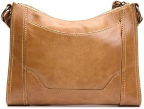 img 3 attached to FRYE Melissa Leather Crossbody Cognac Women's Handbags & Wallets in Crossbody Bags
