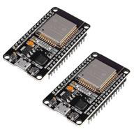 💻 доска icquanzx 2pcs esp32 esp-32s: wifi, bluetooth, два ядра микроконтроллера, интегрированные с rf amp filter, совместима с arduino ide логотип