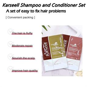 img 3 attached to 🌿 Herbal Essence Repair Shampoo and Conditioner Set: Travel-Friendly Sachet Duo for Dry and Damaged Hair - 15mlX10Pcs