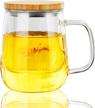 dorsaer glass tea mugs steeping logo